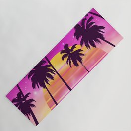 Incredibly Vibrant Sunset Yoga Mat