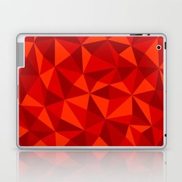 Red Triangle Pattern Laptop Skin