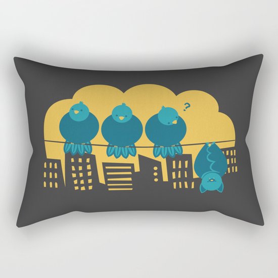 Three plus one Rectangular Pillow