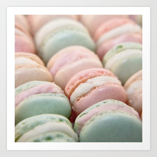 Parisian Pastels Art Print