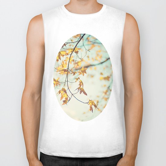 autumn glow Biker Tank
