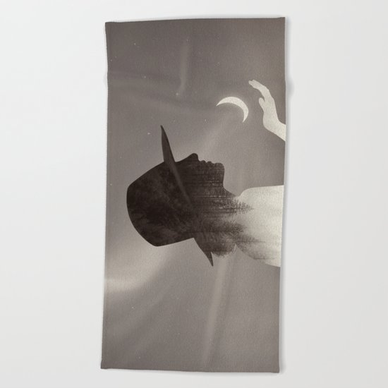 My Moon Beach Towel