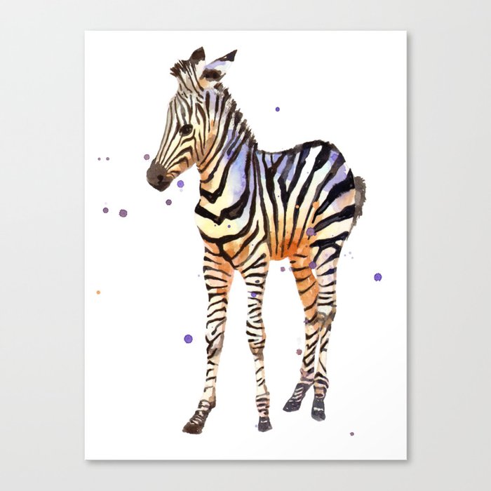 Striped Sweetie Canvas Print