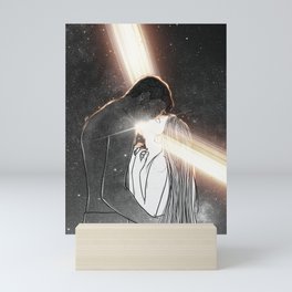 Light is in our hearts. Mini Art Print