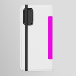 l (Magenta & White Letter) Android Wallet Case