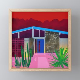 Pink Flood Framed Mini Art Print
