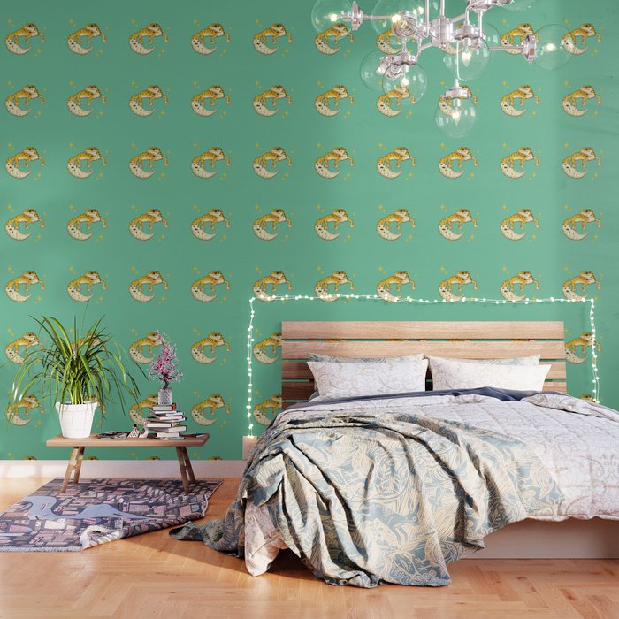 Sparkly Leopard Gecko Wallpaper By Dominiquewhitney Society6