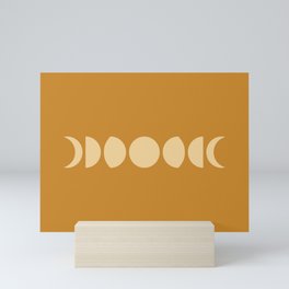 Minimal Moon Phases I Mini Art Print