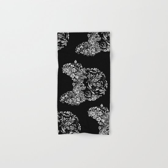 Botanical frenchie Hand & Bath Towel