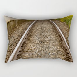 Train tracks Denmark Rectangular Pillow