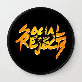 Social Rejects Wall Clock
