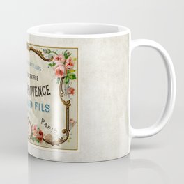 Rose de Provence - Vintage Perfume Label Coffee Mug