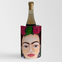 Frida with dalias Wine Chiller