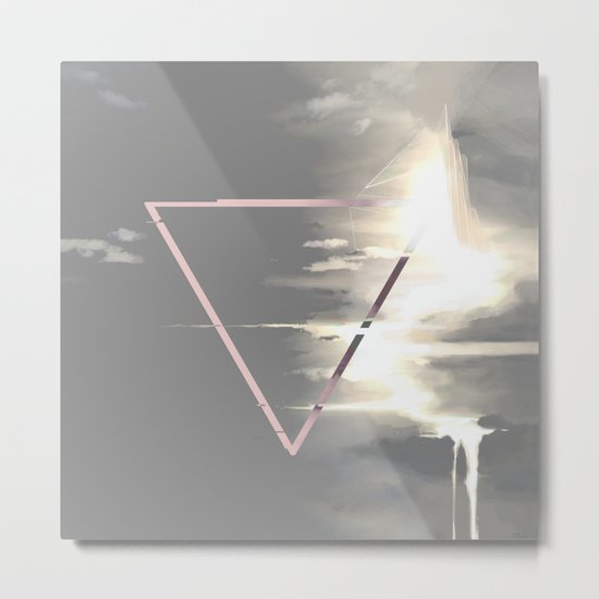 Pour Down Metal Print