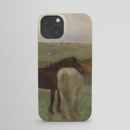 Horses in a Meadow iPhone Case