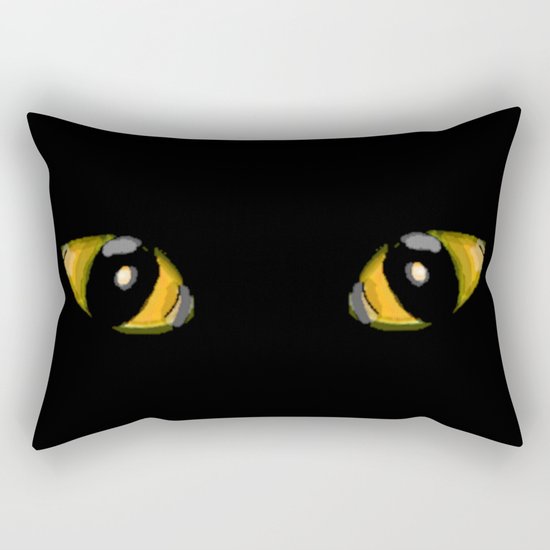 Cats Eyes Rectangular Pillow