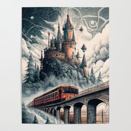 The Enchanted Journey A Muted Symphony of Dark Fantasy   Poster