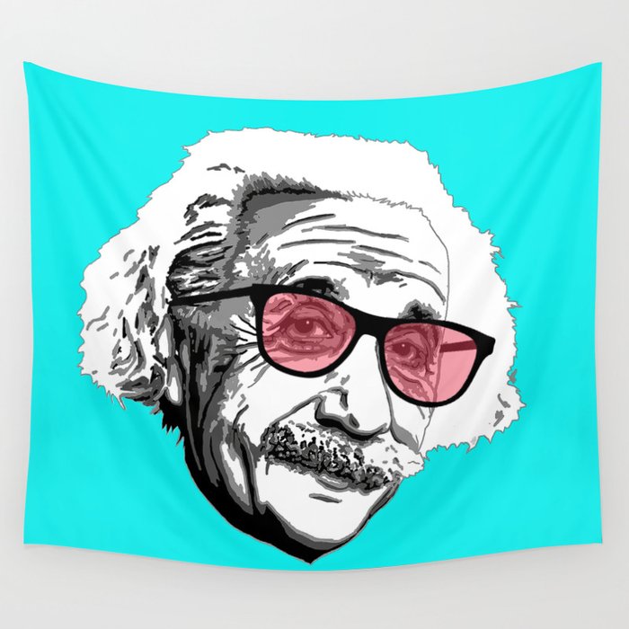 Einstein in summer Wall Tapestry