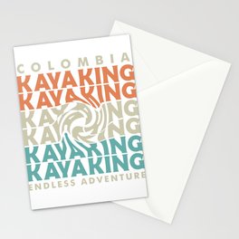 colombia kayak adventure Stationery Card