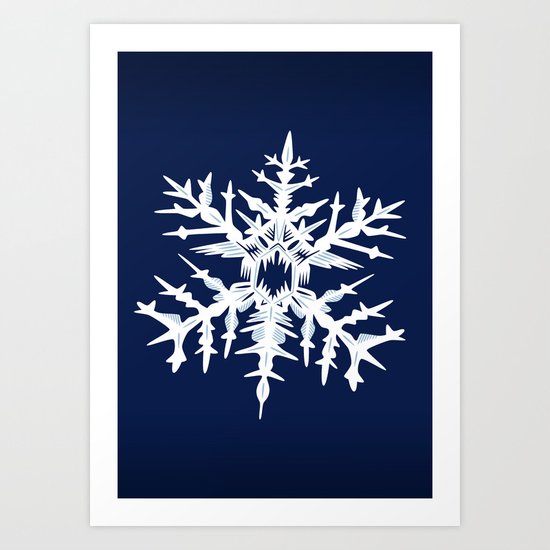 Evil Snow Art Print