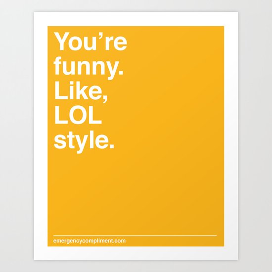 LOL Style Art Print