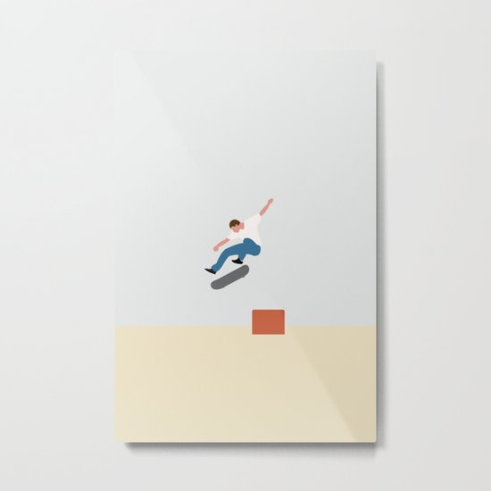 Skateboarding Nr.02 Metal Print