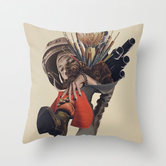 Congratulations, you caught the bouquet.... Throw Pillow