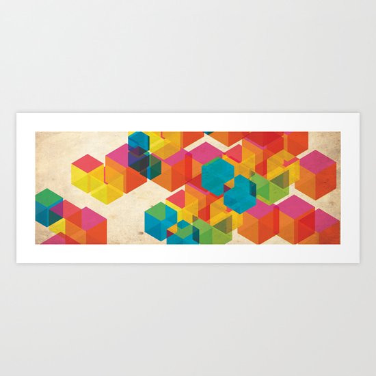 Joe Cox Cube Art Print