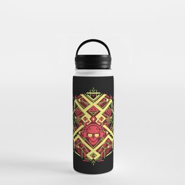 Undead Music Lover Design (red) Water Bottle