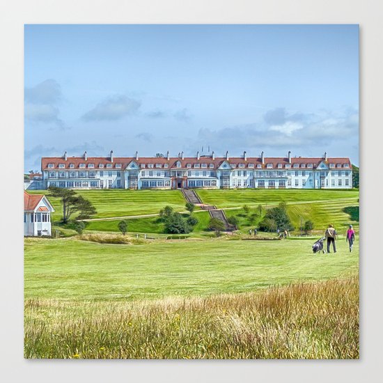 Across the Green Canvas Print