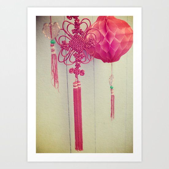 Chinese Lanterns III Art Print