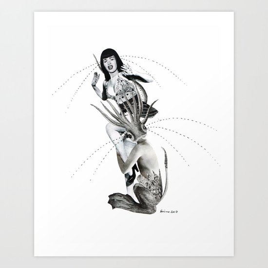 empathy monster Art Print