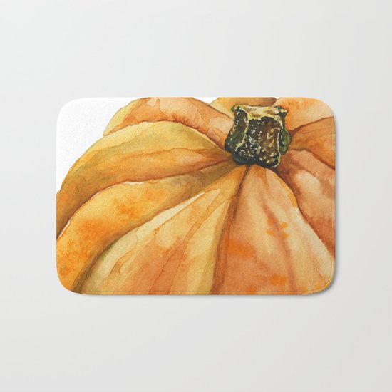 Pumpkin Bath Mat