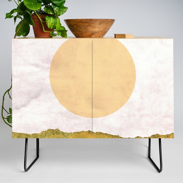 Abstract landscape Credenza