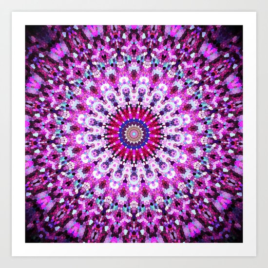 ARABESQUE PINK Art Print