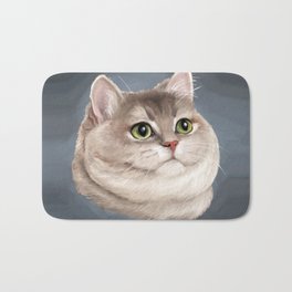 Fat Cat Bath Mats For Any Bathroom Decor Style Society6