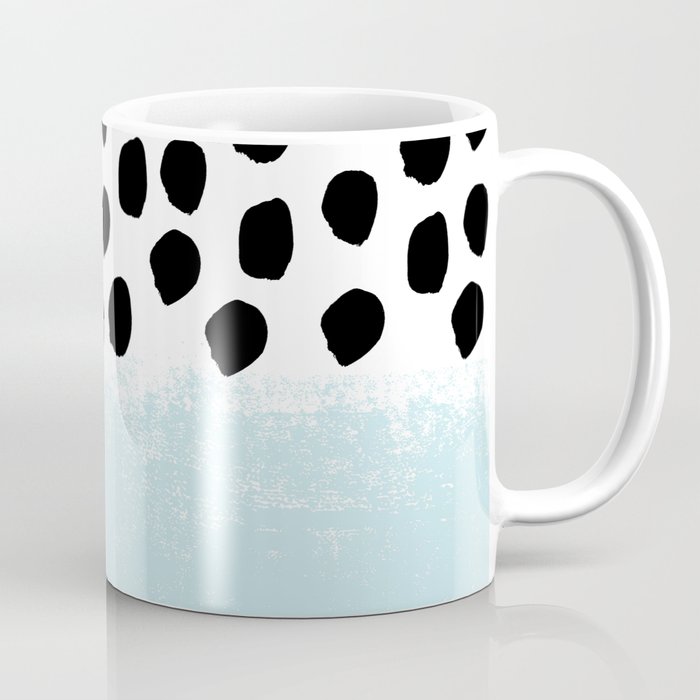 Lolita Modern Mint Dots Abstract Painting Minimal Design Trendy