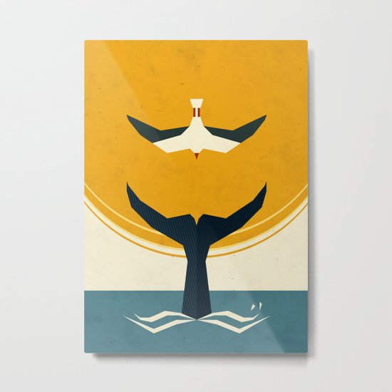 Too big a fish Metal Print