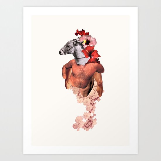 Donkey Rosario Art Print