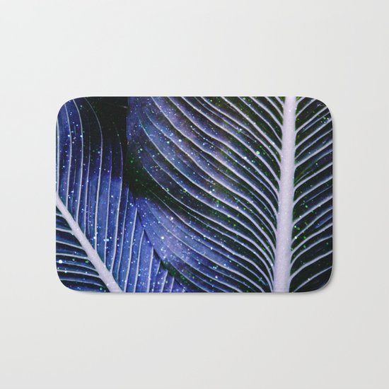 galactic leaves Bath Mat