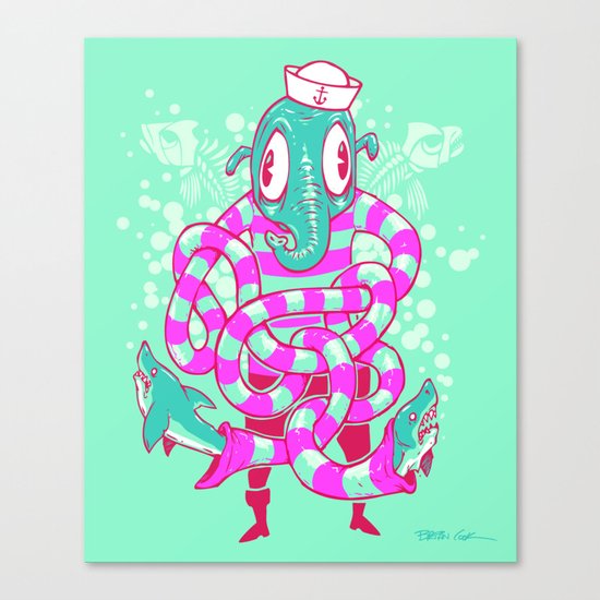 Shark Hands! Canvas Print