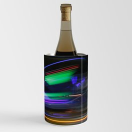 Lumina Neon Shadows · Colorful Lights In The Street Nite · Conceptual Abstract Photography Wine Chiller