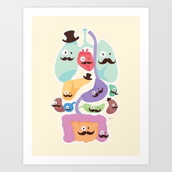 Gentlemen Organs Art Print