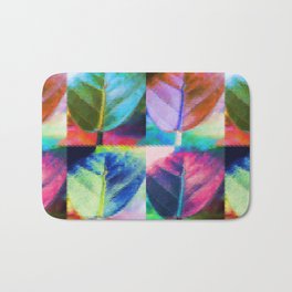 Abstract Leaf Colors Bath Mat | Pattern, Abstract, Photo, Nature 
