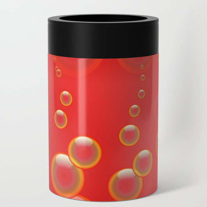 Red Bubbles Can Cooler