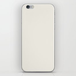 Marshmallow pale neutral solid color modern abstract pattern  iPhone Skin
