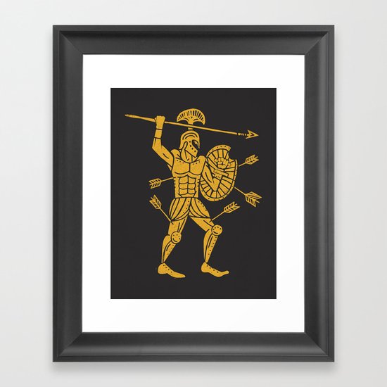 the warrior Framed Art Print