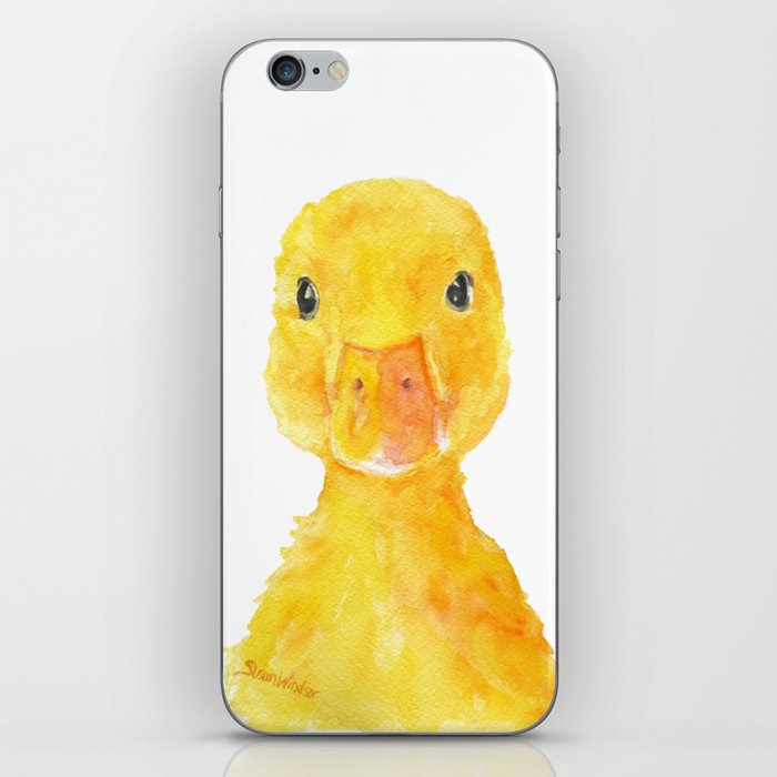 Duck Face Watercolor Painting Iphone Skin By Susanwindsor Society6
