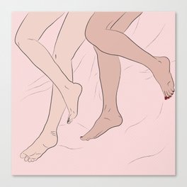 Bed rest Canvas Print