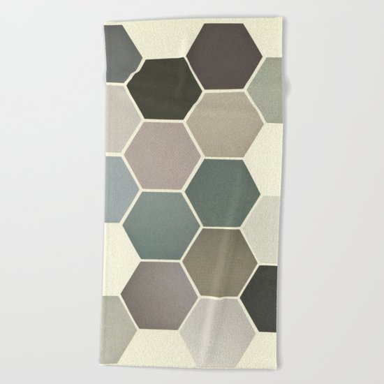 Shades of Grey Beach Towel